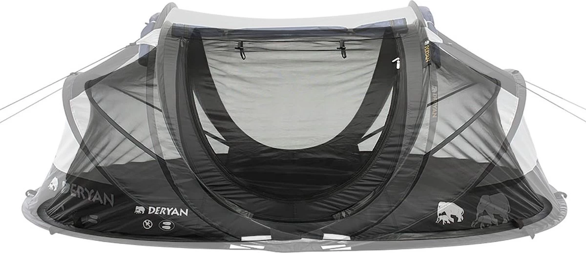 Deryan Luxe Pop-up Reisklamboe - Lichtgewicht 2 Persoons Klamboe – Geimpregneerd - Slaapcompartiment Voor Tent - Binnentent 9 Deryan Luxe Pop-up Reisklamboe - Lichtgewicht 2 Persoons Klamboe – Geimpregneerd - Slaapcompartiment Voor Tent - Binnentent - Afbeelding 9