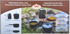 ESSCHERT DESIGN Pannenset Kampvuur - 4 Delig - Outdoor - Metaal -Buiten Kamperen 1200x581 9