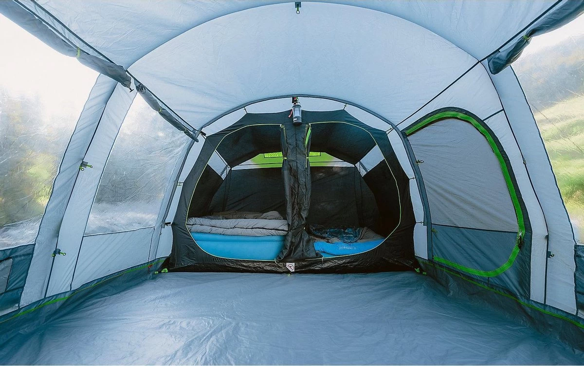 Coleman Vail 4L Tunneltent - Familie Tent - 4-Persoons - Grijs/Groen 5 Coleman Vail 4L Tunneltent - Familie Tent - 4-Persoons - Grijs/Groen - Afbeelding 5
