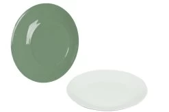 Bo-Camp Servies - Campingbord - 100% Melamine - 16-delig - Groen -Buiten Kamperen 1200x794 8