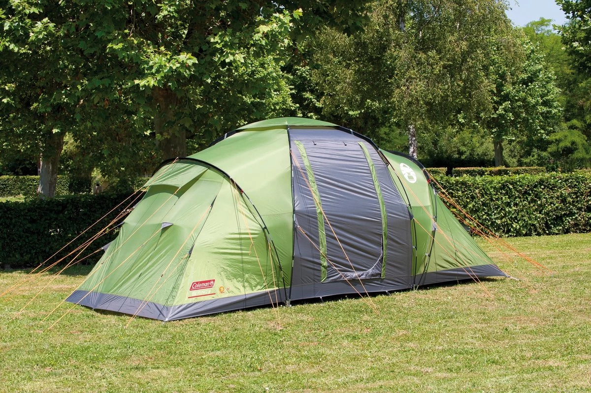 Coleman Bering 4 Vis-a-Vis Tent - Familietent - 4-Persoons - Groen 3 Coleman Bering 4 Vis-a-Vis Tent - Familietent - 4-Persoons - Groen - Afbeelding 3