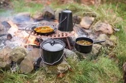 ESSCHERT DESIGN Pannenset Kampvuur - 4 Delig - Outdoor - Metaal -Buiten Kamperen 1200x799 74