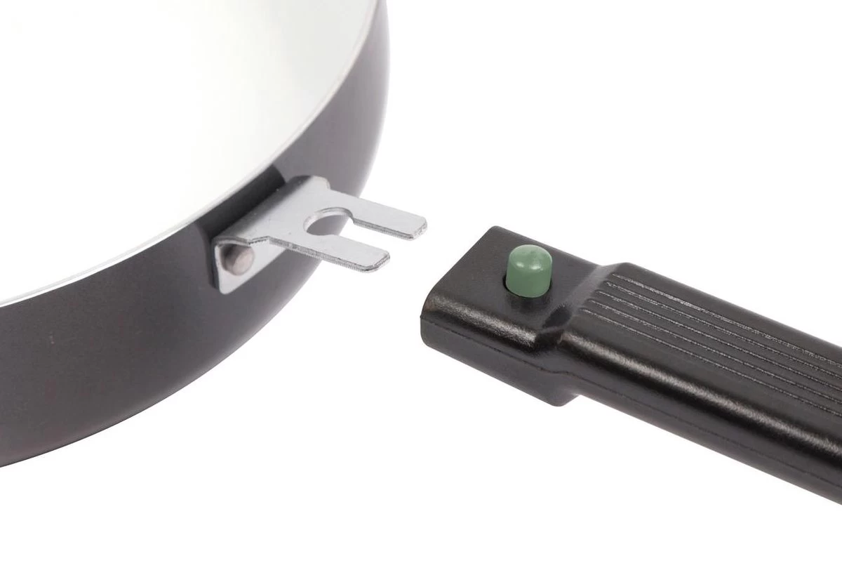 Bo-Camp Wokpan - Campingpan - Sprint Eco - Afneembare Steel - Ø 24cm 2 Bo-Camp Wokpan - Campingpan - Sprint Eco - Afneembare Steel - Ø 24cm - Afbeelding 2