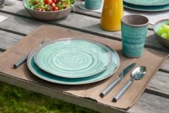 Bo-Camp Servies Halo - 12 Delig Melamine - Aqua -Buiten Kamperen 1200x800 116