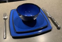 Camping Servies - 12 Delig – 100% Melamine Servies Set – Campingservies – Melamine Servies - Blue Ocean -Buiten Kamperen 1200x806 2