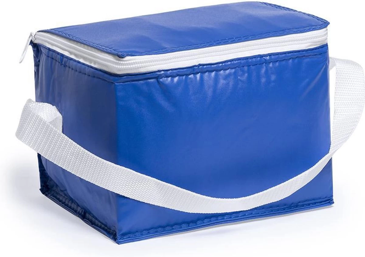 Merkloos PVC Mini Koeltasje | Koeltas Lunch | Compacte Koeltas Blauw | Koeltasje Voor 6 Blikjes 2 Merkloos PVC Mini Koeltasje | Koeltas Lunch | Compacte Koeltas Blauw | Koeltasje Voor 6 Blikjes - Afbeelding 2