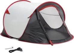 JEMIDI Tweepersoons Pop-up Tent - Opgooitent, Werptent Voor 2 Personen - Ideaal Als Festivaltent Of Kampeertent - Verschillende Kleuren -Buiten Kamperen 1200x858
