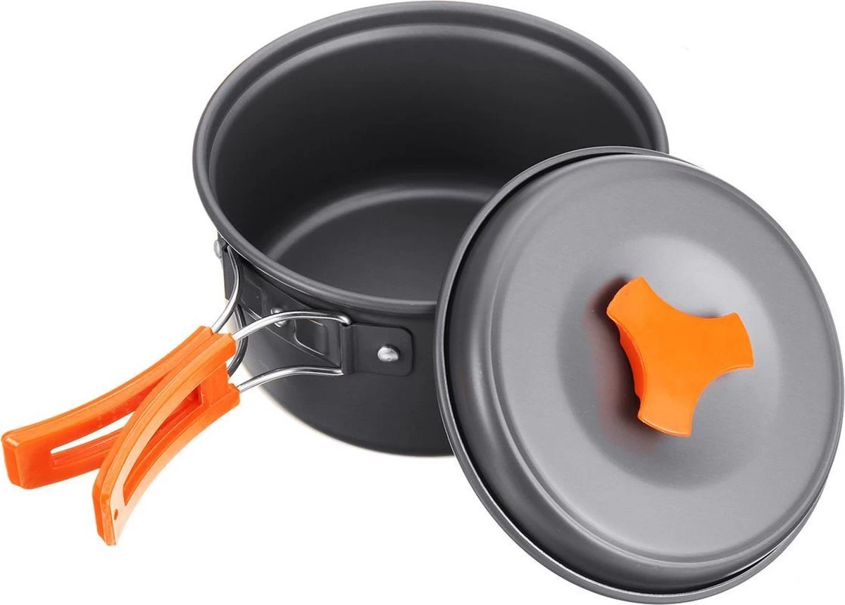 Camping Outdoor Kookset 13-delig Camping Servies En Pannen Pannenset Keukengerei - BPA-vrij & Geen Giftige Stoffen - Opvouwbaar & Licht - Ideaal Voor Reizen, Festival, Wandelen 4 Camping Outdoor Kookset 13-delig Camping Servies En Pannen Pannenset Keukengerei - BPA-vrij & Geen Giftige Stoffen - Opvouwbaar & Licht - Ideaal Voor Reizen, Festival, Wandelen - Afbeelding 4