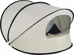 Deryan Luxe Pop Up Strandtent XXL - Anti-UV 50+ - Cream -Buiten Kamperen 1200x883