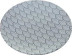 Bo-Camp Servies - Mix & Match - 16 Delig - Zwart/Wit -Buiten Kamperen 1200x914