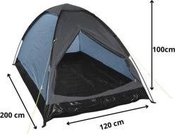 Orange85 Tent - 1 Persoons - Festivaltent - Blauw - Glow In The Dark - 200x120x100 Cm - Polyester -Buiten Kamperen 1200x925