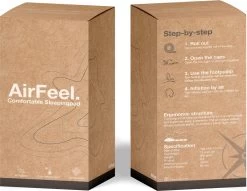 AirFeel Opblaasbaar Slaapmatje - Ingebouwde Pomp En Kussen - Lichtgewicht - 196 X 60 X 6cm - Gray -Buiten Kamperen 1200x928