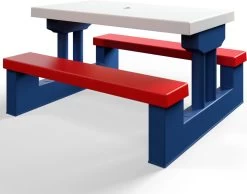 Merkloos Kinder Picknicktafel Met Parasol - Blauw 19 Merkloos Kinder Picknicktafel Met Parasol - Blauw -Buiten Kamperen 1200x944 1