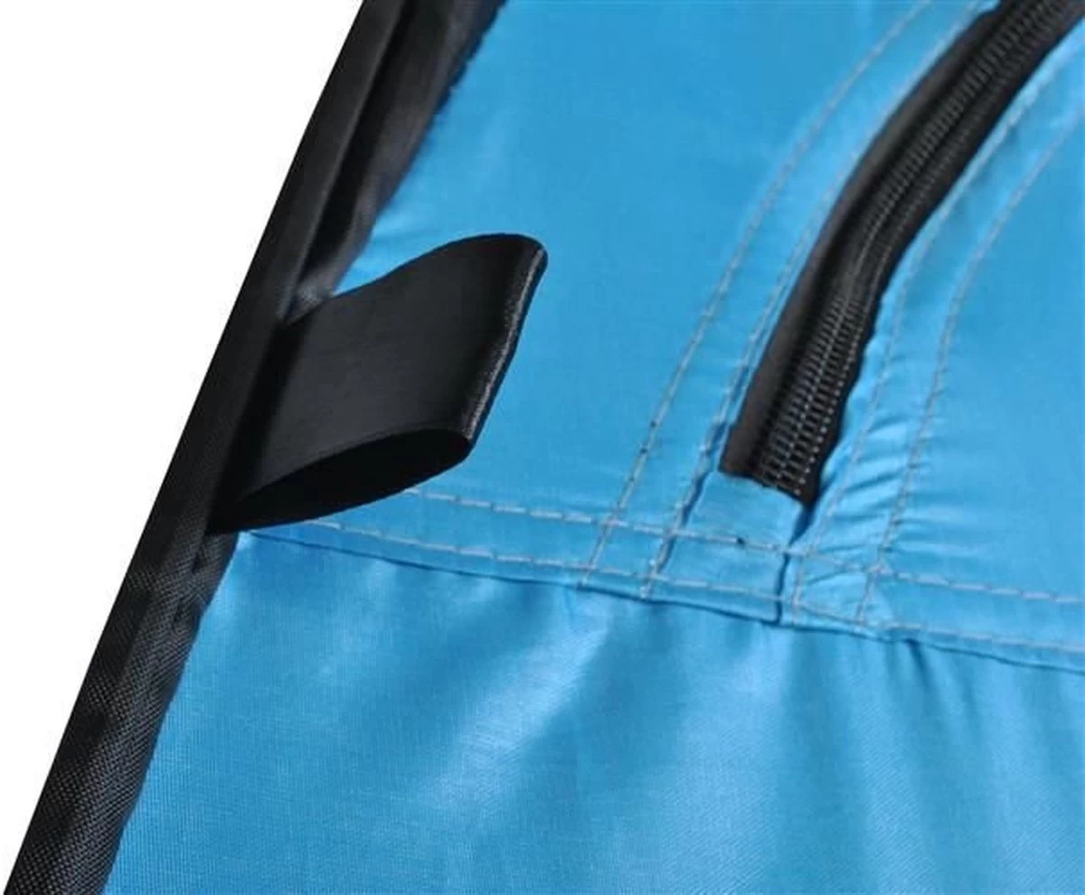 Merkloos 4 In 1 Pop-up Douchetent Voor Omkleden, Douchen, Toilet En Opslag - 1 Persoons Tent - Camping Douche En Omkleedtent - Inclusief Haringen En Draagtas - 190 X 110 X 110 Cm Blauw 10 Merkloos 4 In 1 Pop-up Douchetent Voor Omkleden, Douchen, Toilet En Opslag - 1 Persoons Tent - Camping Douche En Omkleedtent - Inclusief Haringen En Draagtas - 190 X 110 X 110 Cm Blauw - Afbeelding 10