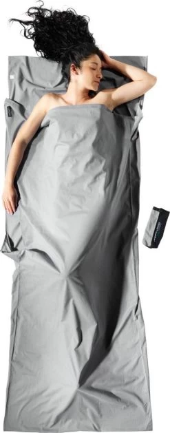 Cocoon Travelsheet InsectShield 100% Katoen - Safari Grey 5 Cocoon Travelsheet InsectShield 100% Katoen - Safari Grey -Buiten Kamperen 471x1200 3