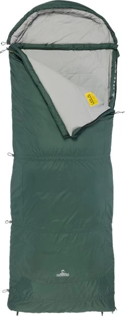 NOMAD® Triple-S Premium Plus Slaapzak (Links) | 220x80cm Groen | Lichtgewicht & Kwalitatief | Slaapzak | Incl Hoes -Buiten Kamperen 477x1200 1