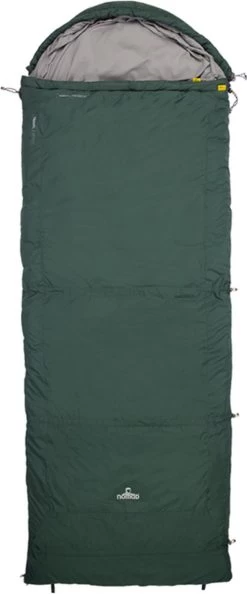 NOMAD® Triple-S Premium Plus Slaapzak (Links) | 220x80cm Groen | Lichtgewicht & Kwalitatief | Slaapzak | Incl Hoes -Buiten Kamperen 499x1200