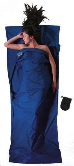 Cocoon TravelSheet - Lakenzak - Katoen - Ultramarine Blue -Buiten Kamperen 538x1200