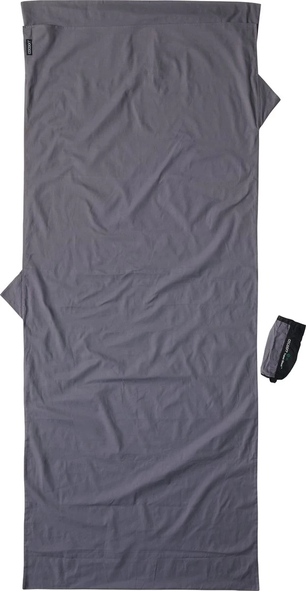 Cocoon TravelSheet - Lakenzak - Katoen - Grijs 2 Cocoon TravelSheet - Lakenzak - Katoen - Grijs - Afbeelding 2