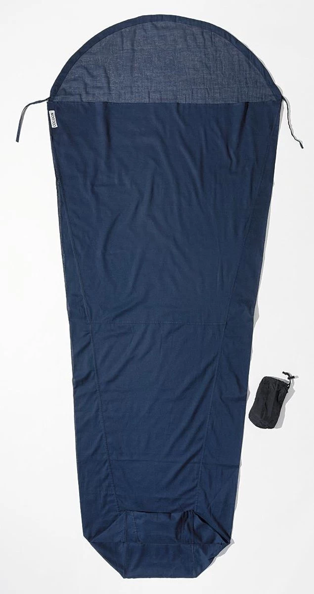 Cocoon Mummyliner - Lakenzak - Egyptisch Katoen - Tuareg 2 Cocoon Mummyliner - Lakenzak - Egyptisch Katoen - Tuareg - Afbeelding 2