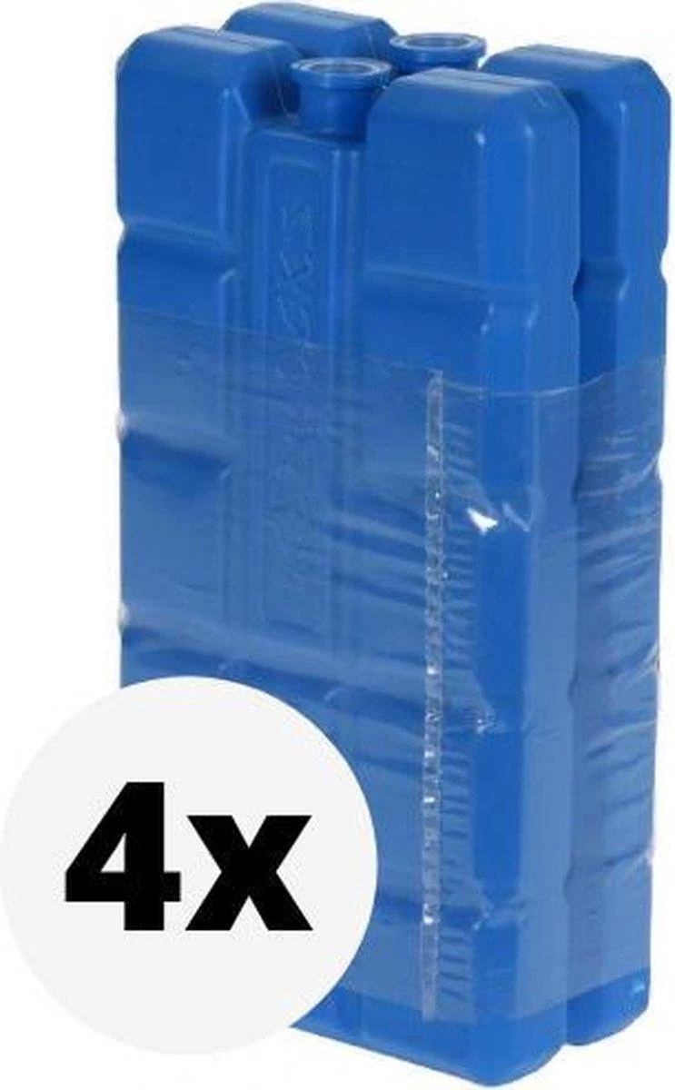 Merkloos Koelelementen Voor Koelbox 4 Stuks - 200 Gram 1 Merkloos Koelelementen Voor Koelbox 4 Stuks - 200 Gram