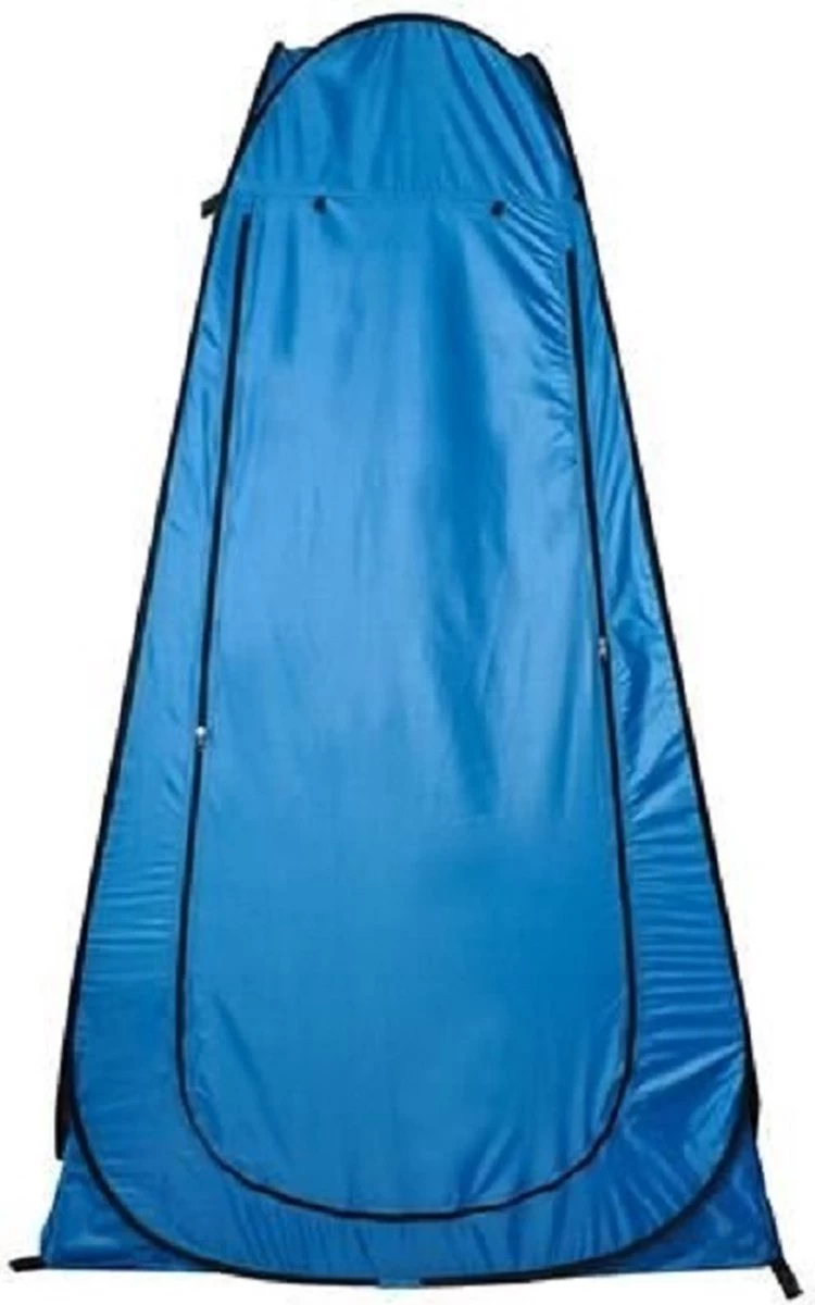 Merkloos 4 In 1 Pop-up Douchetent Voor Omkleden, Douchen, Toilet En Opslag - 1 Persoons Tent - Camping Douche En Omkleedtent - Inclusief Haringen En Draagtas - 190 X 110 X 110 Cm Blauw 6 Merkloos 4 In 1 Pop-up Douchetent Voor Omkleden, Douchen, Toilet En Opslag - 1 Persoons Tent - Camping Douche En Omkleedtent - Inclusief Haringen En Draagtas - 190 X 110 X 110 Cm Blauw - Afbeelding 6