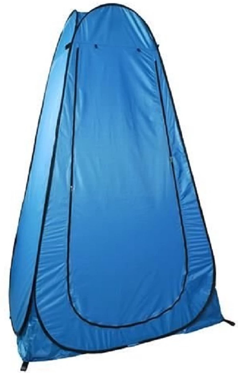 Merkloos 4 In 1 Pop-up Douchetent Voor Omkleden, Douchen, Toilet En Opslag - 1 Persoons Tent - Camping Douche En Omkleedtent - Inclusief Haringen En Draagtas - 190 X 110 X 110 Cm Blauw 5 Merkloos 4 In 1 Pop-up Douchetent Voor Omkleden, Douchen, Toilet En Opslag - 1 Persoons Tent - Camping Douche En Omkleedtent - Inclusief Haringen En Draagtas - 190 X 110 X 110 Cm Blauw - Afbeelding 5