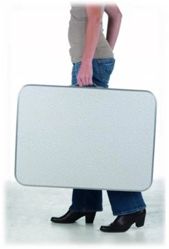 Merkloos Aluminium Inklapbare Tuintafel - Campingtafel - 80x60x68 Cm -Buiten Kamperen 818x1200 5
