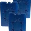 Merkloos Pakket Van 5x Stuks Platte Koelelementen 200 Gram 11 X 16 Cm - Koelelementen Voor Koelboxen - Outdoor En Kamperen