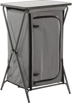 Travellife Toledo Opbergkast Opvouwbaar Laag Dark Grey -Buiten Kamperen 836x1200 3