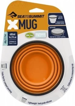 Sea To Summit X-Mug - Campingservies Inklapbaar - Mok - Oranje - 110mm -Buiten Kamperen 850x1200
