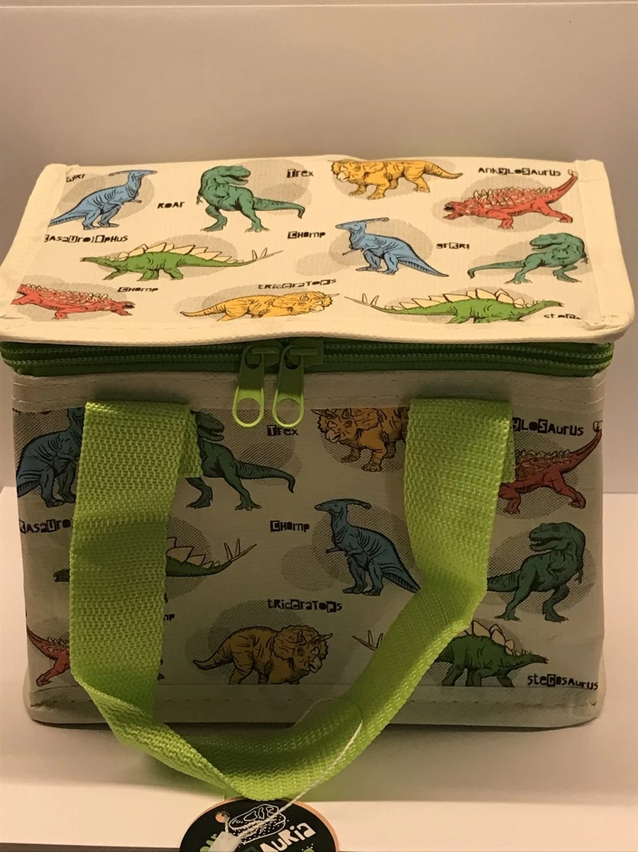 Kleine Lunch/sixpack Koeltas - Dinosaurus Print - 21 X 16 Cm - 4,7 L 9 Kleine Lunch/sixpack Koeltas - Dinosaurus Print - 21 X 16 Cm - 4,7 L - Afbeelding 9