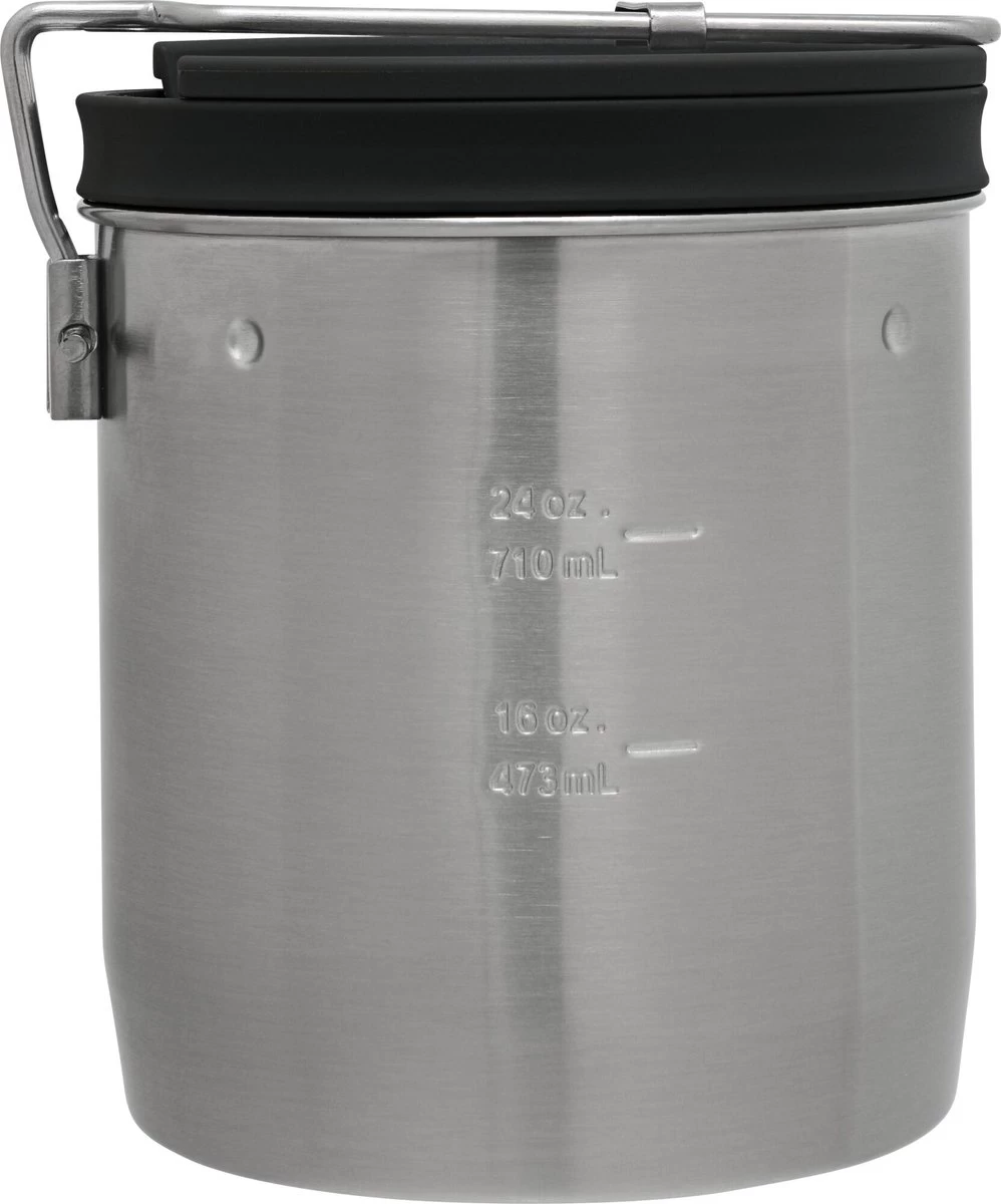 Stanley The Bowl + Spork Compact Cook Set 0.70L - Campingkookset - Stainless Steel 2 Stanley The Bowl + Spork Compact Cook Set 0.70L - Campingkookset - Stainless Steel - Afbeelding 2